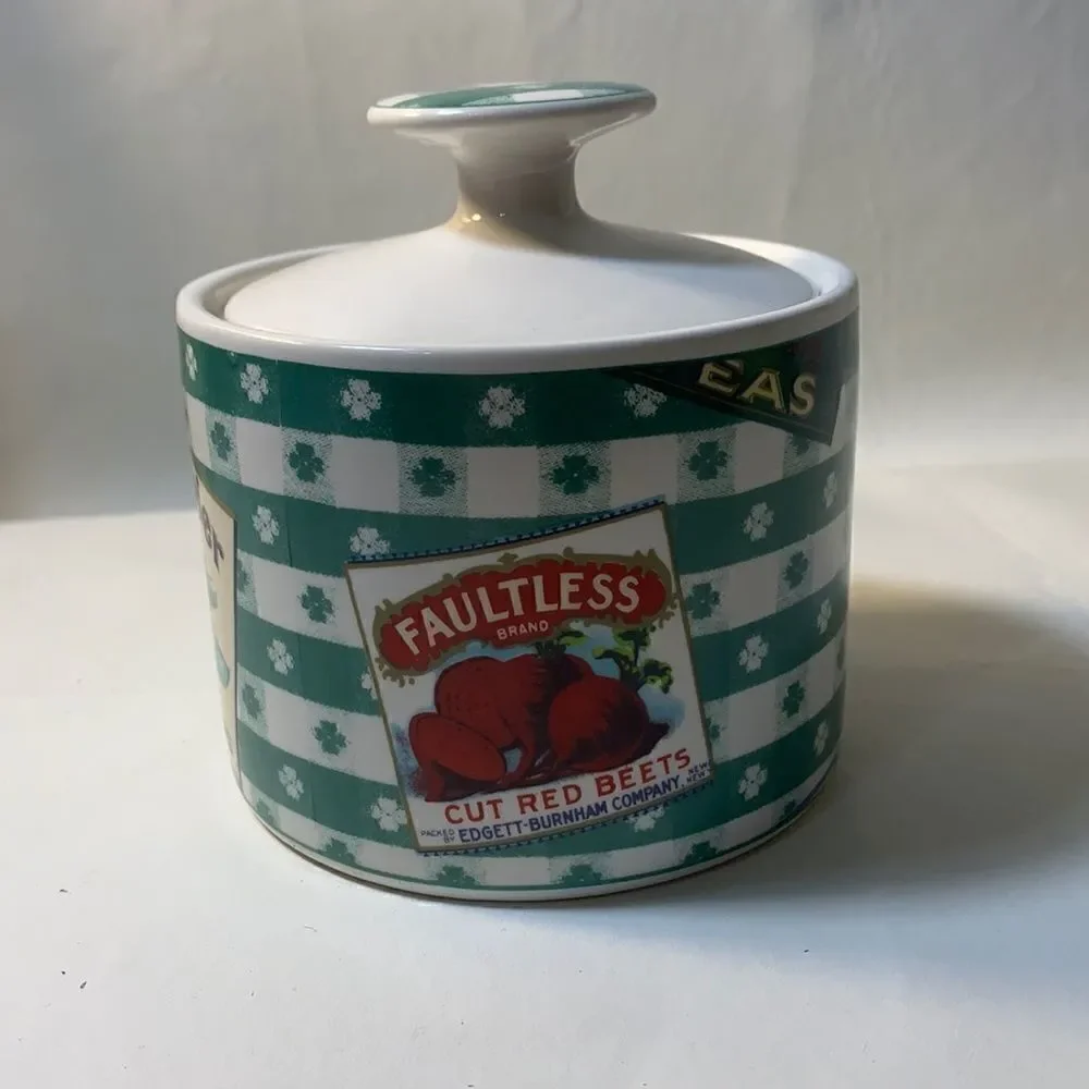 Omnibus By Fitz & Floyd Country Cupboard Canister